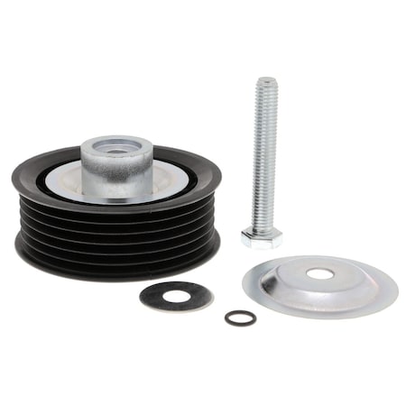 Vaico V-Ribbed Belt Deflection/Guide Pulley V48-0436